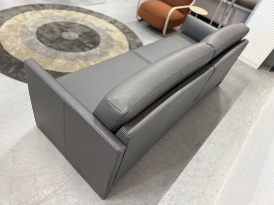 Image 1 of Rolf Benz Cara Sofa, graues Leder, 220