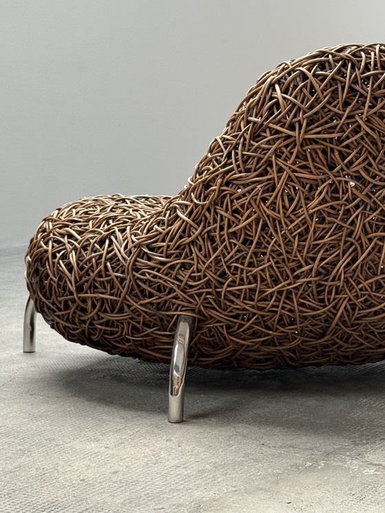 Image 1 of Udom Udomsrianan voor Planet 2001 "Nest Chair" rotan fauteuil