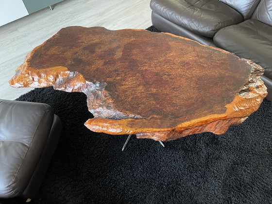 Image 1 of Redwood Burl Coffeetable 1950s