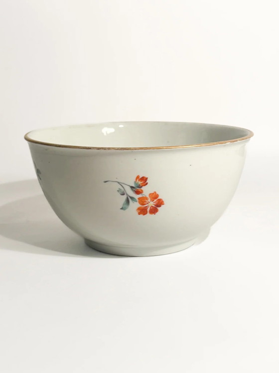 Bol en porcelaine de Meissen peint à la main, orné de fleurs, début du XXe siècle – Objets déco (photo 3 of 7)