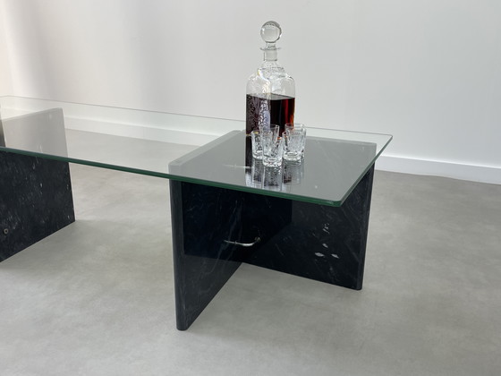 Image 1 of Tavolino da caffè scultoreo in marmo italiano (anni '70)