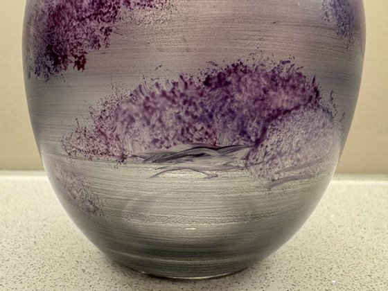 Image 1 of Vaso in vetro Hans Jürgen Richartz Studio – Collezione d'arte Richartz – anni '80