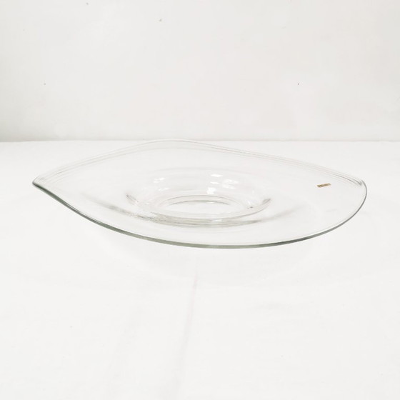 Image 1 of Large glass fruit plate by Erwin Eisch, Germany, 1960s