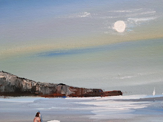 Philippe Laurent - Surf On The Beach - Artist's Painting – Paintings & Drawings, Canvas (photo 11 of 19)