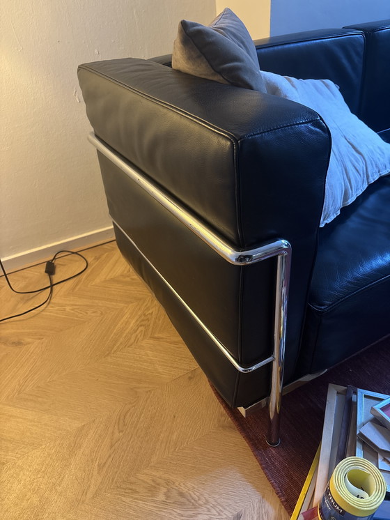 Image 1 of sofá de cuero