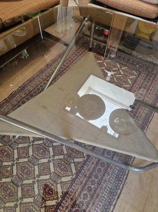 Table basse vintage de 100 cm de large x 46 cm de haut