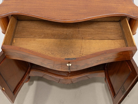 Image 1 of Biedermeier penantkastje - commode / wastafelkast