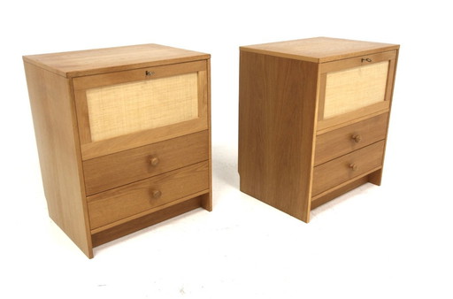 Set de 2 tables de chevet '"Atmosfär", Åke Hassbjer, Tingströms, Suède, 1960