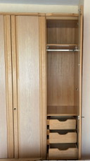Armario de dormitorio de roble