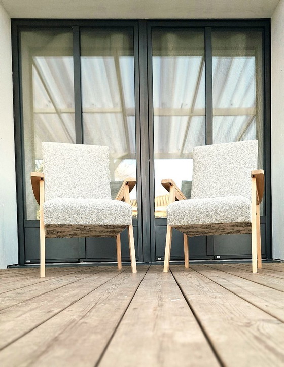 Image 1 of Paar skandinavischer Sessel des Modells „Loft“