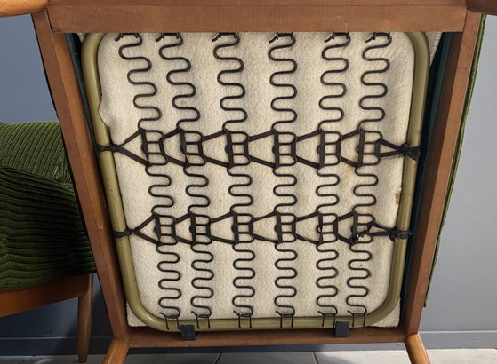 Image 1 of Set van 2 groene relaxstoelen uit de jaren 60