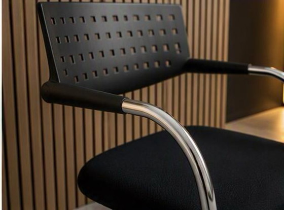 Set of 2 Original Vitra Visavis Chairs – Antonio Citterio – Dining chairs, Plastic, Metal (photo 5 of 5)