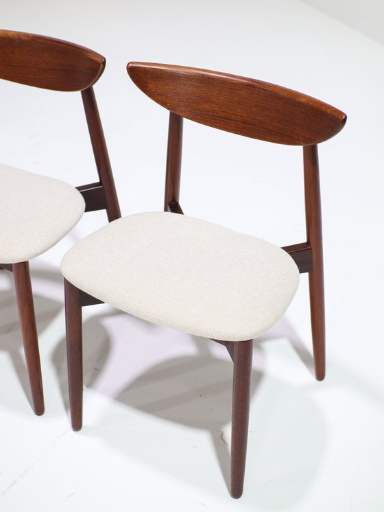 Image 1 of 6 sedie da pranzo Harry Østergaard in legno di teak, danesi, anni '60