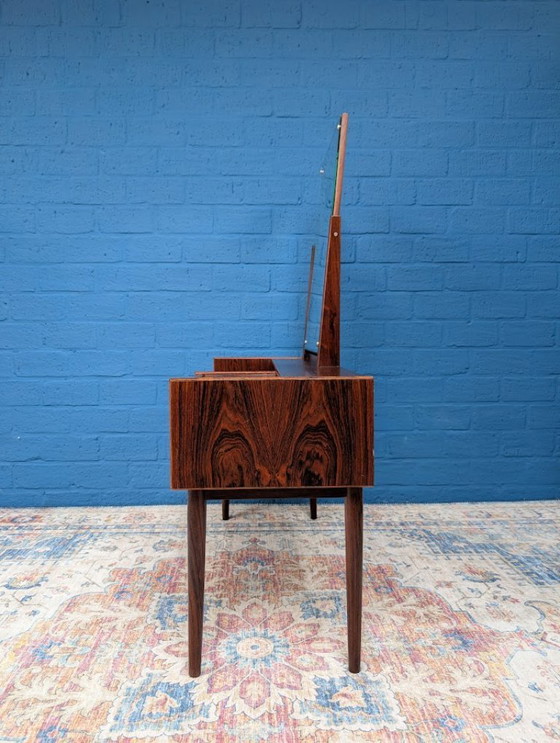 Image 1 of Vintage kaptafel met kruk, Melvin Mikkelsen Møbler, Denemarken, jaren 60