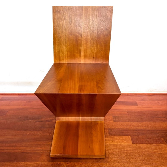 Silla ZigZag de Gerrit Rietveld. Réplica oficial y numerada de Cassina - 2003 – Sillas de comedor, Wood (photo 4 of 7)