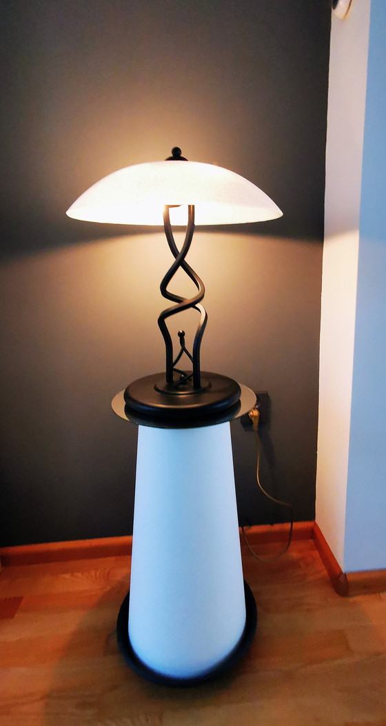 Image 1 of AF Cinquanta Italie, lampe de table postmoderne années 1980