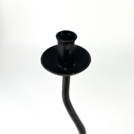 Image 1 of Candelabro scultoreo vintage in stile postmoderno/Memphis – "Wavy Design", anni '80