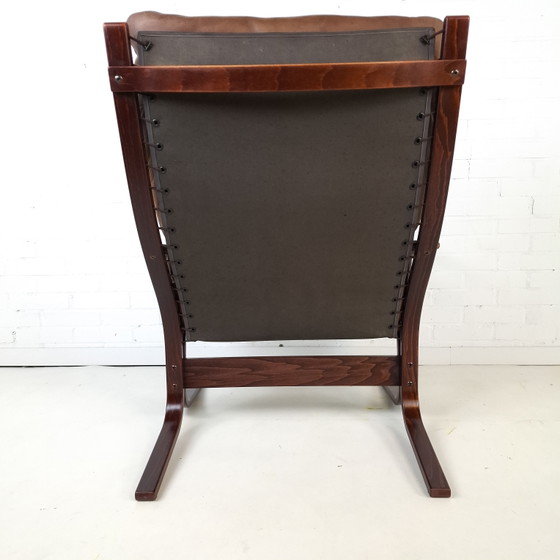 Fauteuil lounge vintage Siësta Ingmar Relling Westnofa – Wood, Leather (photo 5 of 9)