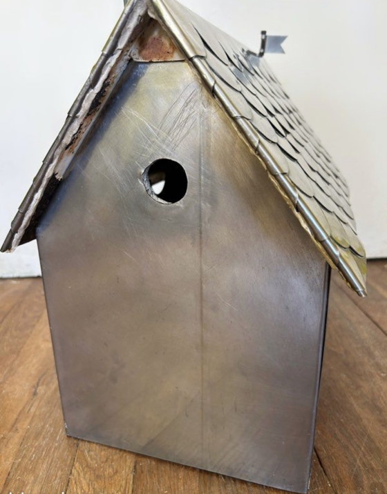 Image 1 of Cassetta delle lettere antica fatta a mano