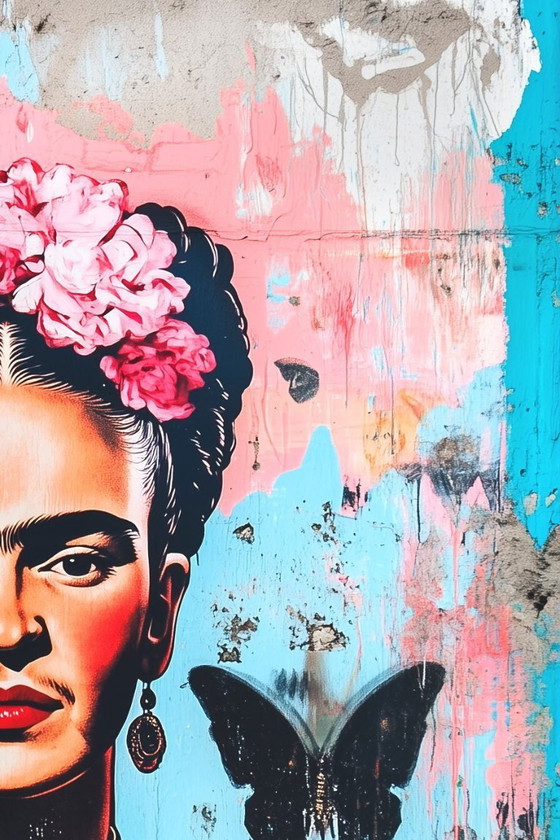 Frida's Bold - Digital Artist Painting on Canvas – Paintings & Drawings (photo 7 of 15)