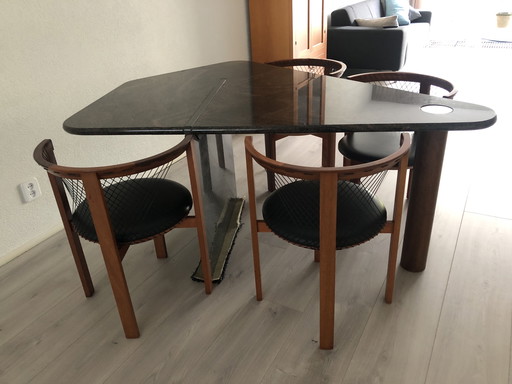 Tavolo di design Castelijn Vlieger in finitura granito UNICA!