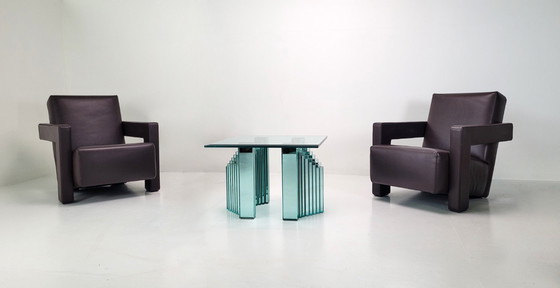 Image 1 of Set of 2 Cassina Utrecht Armchairs – Gerrit Rietveld (1935)