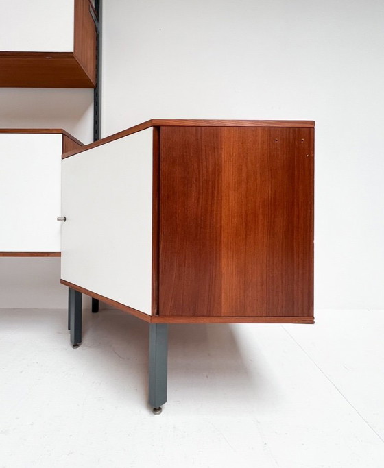 Image 1 of Sistema a parete vintage Simpla Lux a 2 pezzi, anni '60