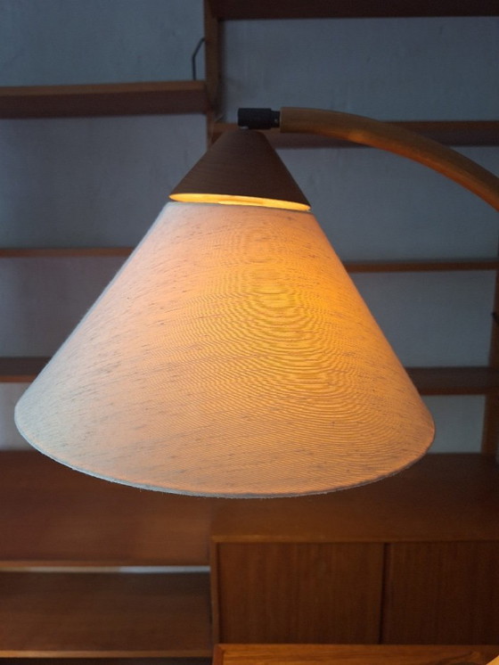 Image 1 of Lampe de table en teck multiréglable Domus, Danemark 1970