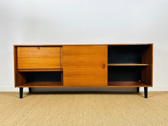 Image 1 of Enfilade haute Vintage Scandinave et teck, 1960