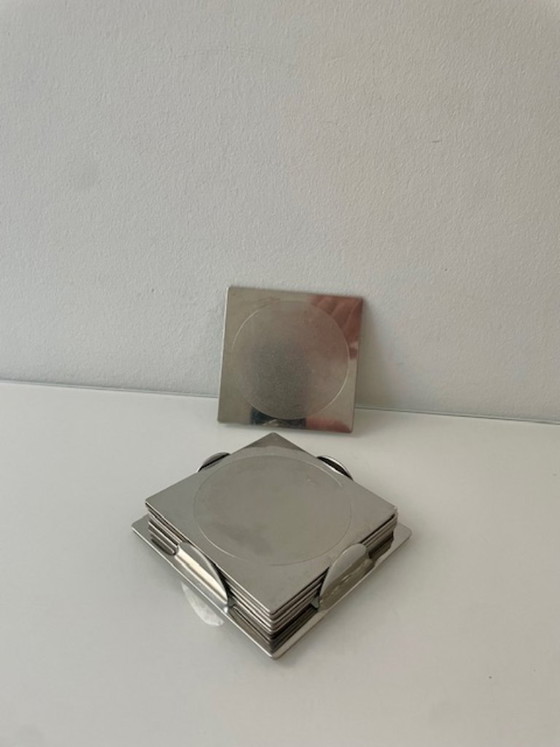 Image 1 of Sottobicchieri Ikea Groggy (6 pezzi) con supporto