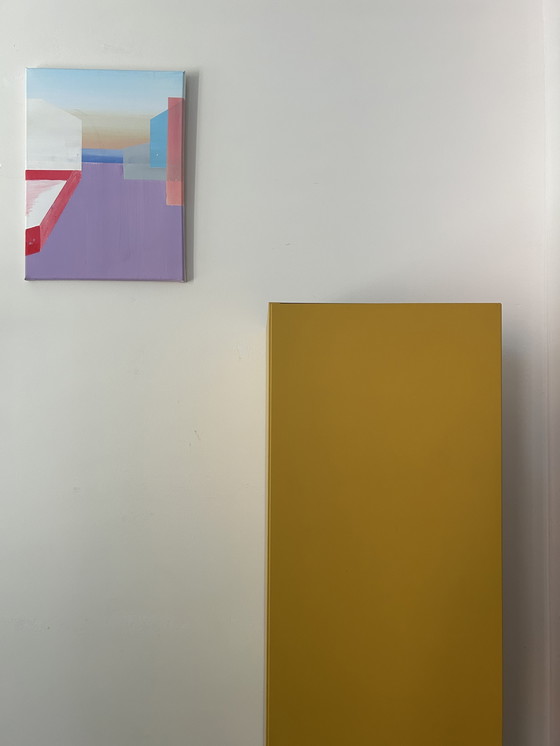 Image 1 of Design kast mosterdgele kleur