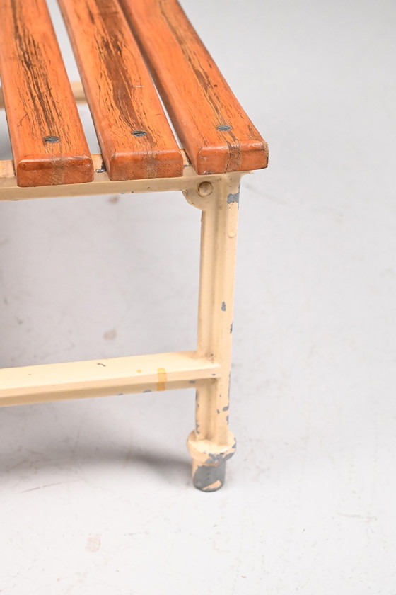 Antique step stool or plant table (photo 7 of 9)