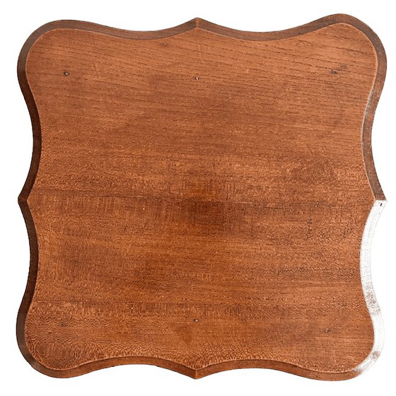 Image 1 of Elegante hoge vintage antieke art nouveau plantentafel eiken 1920's