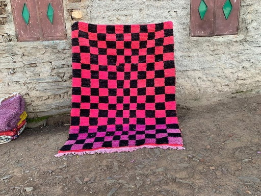 Alfombra artesanal tradicional de pura lana con hermosos colores, 150/250 cm. – Aime Té, vloerkleden en tapijten, Wool