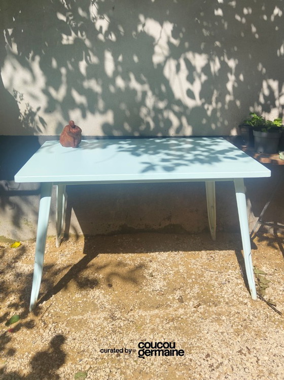 Image 1 of Table acier laqué Sklum, style industriel (années 2020)