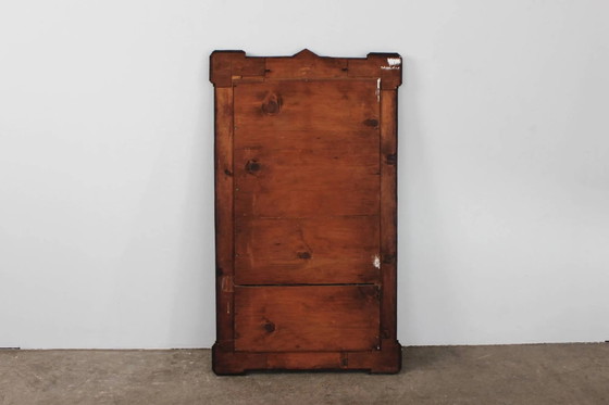 Antique Tramp Art wall mirror brutalism chip carving 1900 – Wood, Brutalist (photo 5 of 17)