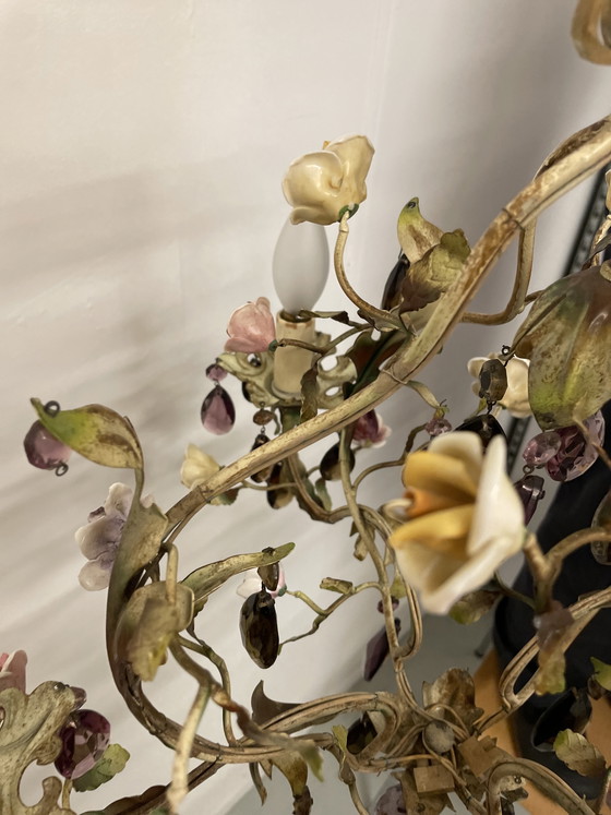 Image 1 of Lámpara de araña francesa estilo Toleware