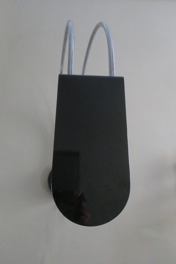 Image 1 of Mid-Century Modern boogvormige wandlamp van Bruno Gecchelin voor Skipper and Pollux, Italië, jaren 70.