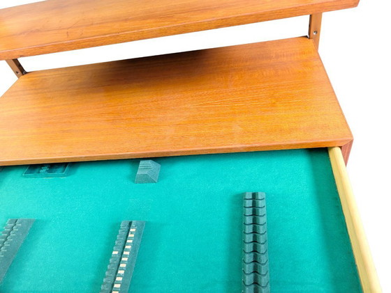 Image 1 of Original Midcentury Poul Cadovius wall shelf Royal Cado 1960 Teak4