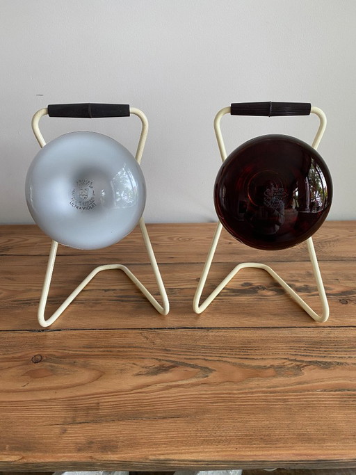2 Infraphil Designlampen (Ultraviolett und Infrarot)