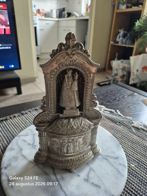 Antiquités religieuses – decoratieve objecten, Metal, Silver