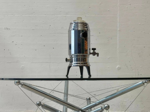 Couchtisch Tensegrity 713 von Theodore Waddell für Cassina, 1973 – salontafels, Glass, Chrome, Vintage (photo 2 of 13)