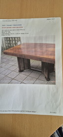 Bellissimo Tavolo da pranzo Art Déco (1928)
