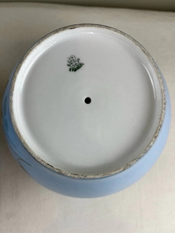 Pair of antique plant pots – Porcelain (photo 14 of 16)