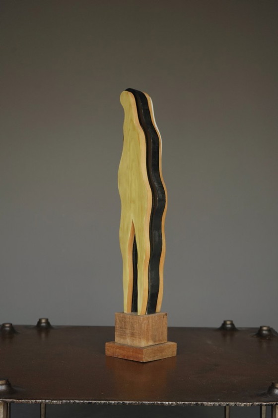 Image 1 of Surrealist Sculpture of Standing Figure. 1970s