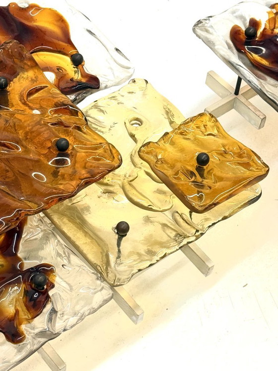 Image 1 of Patchwork wandlampen door Toni Zuccheri voor Venini