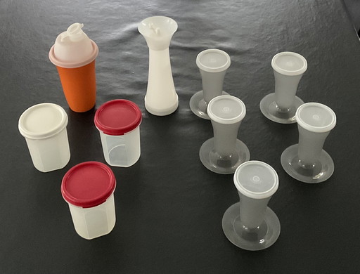VERZAMELING VINTAGE TUPPERWARE