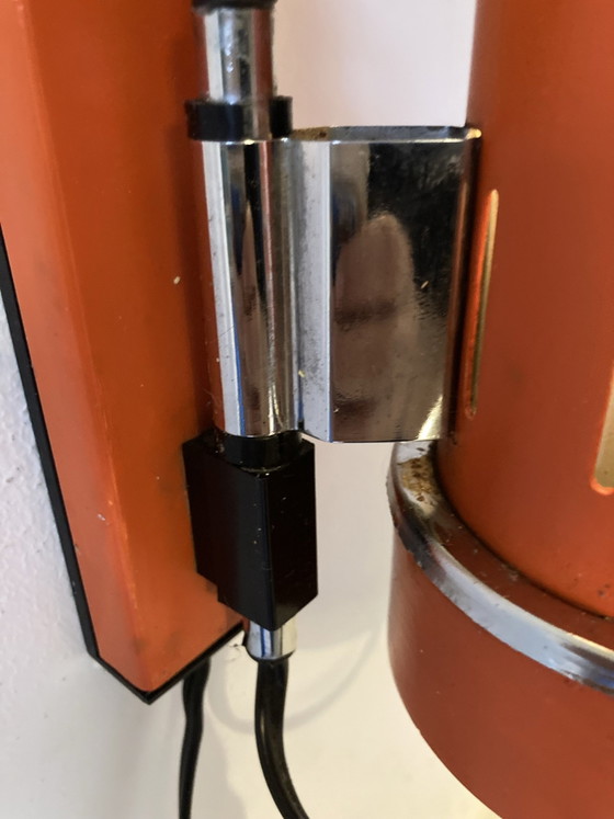 Vintage 70s Space Age Reggiani Wall Light – Metal, Plastic (photo 7 of 13)