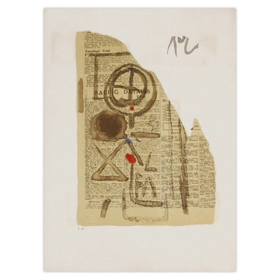 Bram Van Velde Lithographie Signée MP 127 Bis Carnet De Bayonne 1974 – Lithographies et sérigraphies, Paper (photo 5 of 5)