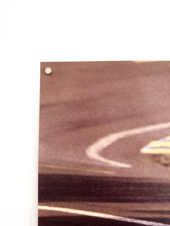 Image 1 of 🏁 Originele vintage Porsche 24 uur van Le Mans uit 1987 / Poster - XL 76 × 102 cm